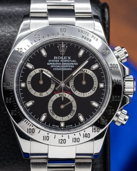 2005 Rolex Cosmograph Daytona 40MM Black Dial Oyster Bracelet (116520)
