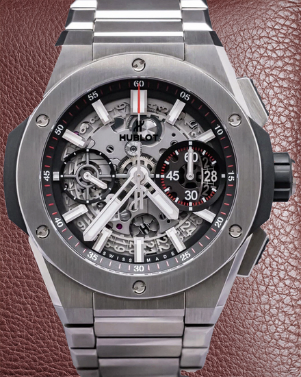 Hublot Big Bang Integrated Titanium 42MM Skeleton Dial Titanium bracelet (451.NX.1170.NX)
