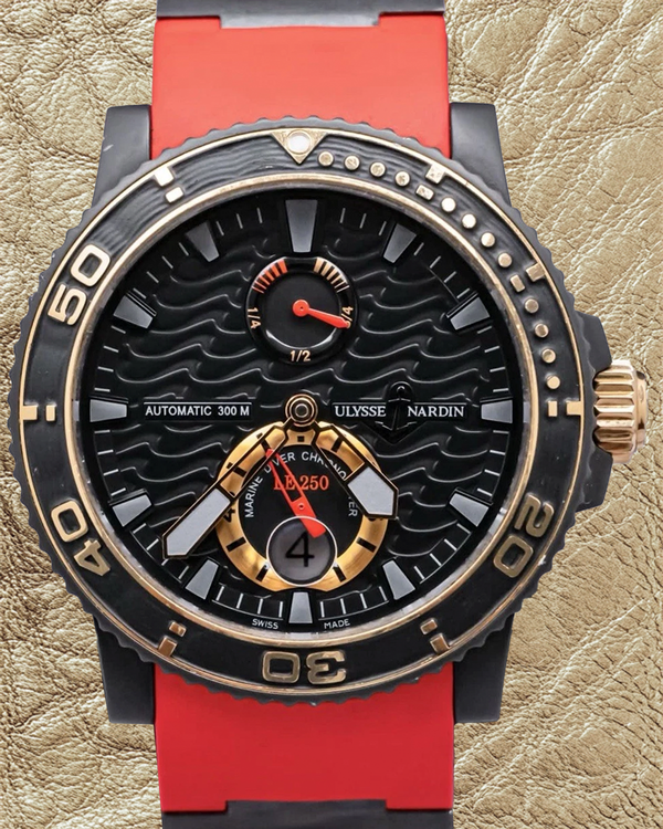 Ulysse Nardin Marine Maxi Twelve Seas L.E. 42.7MM Black Dial Rubber Strap (263-39LE-3C)
