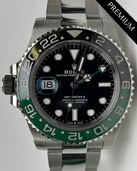 2025 Rolex GMT-Master II "Sprite" 40MM Black Dial Oyster Bracelet (126720VTNR)