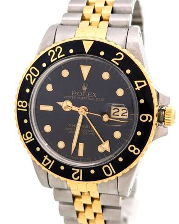 Rolex GMT-Master 40MM Black Dial Two-Tone Jubilee Bracelet (16753)