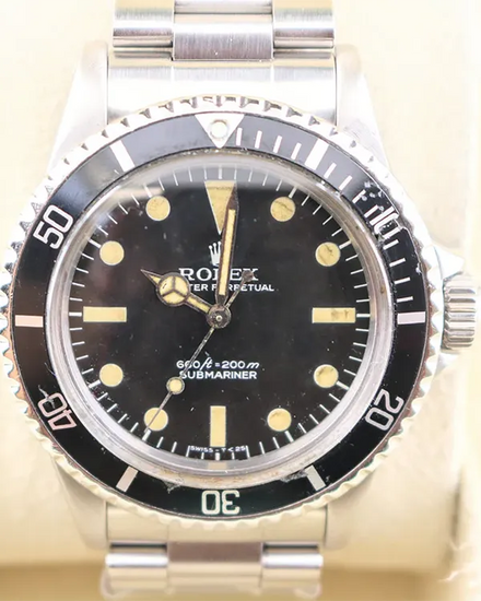 1978 (5.1 Mill Serial) Rolex Submariner No-Date 40MM Black Dial Steel Bracelet (5513)