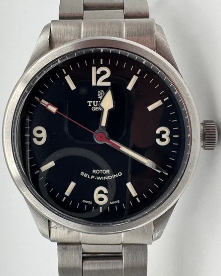 Tudor Ranger 41MM Black Dial Aftermarket Steel Bracelet (79910)