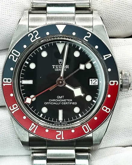 Tudor Black Bay "Pepsi" 41MM Black Dial Steel Bracelet (79830RB)