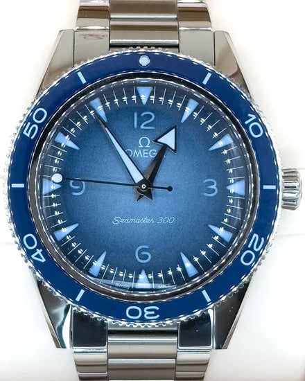 2023 Omega Seamaster Diver 300M "Summer Blue" 41MM Blue Dial Steel Bracelet (234.30.41.21.03.002)