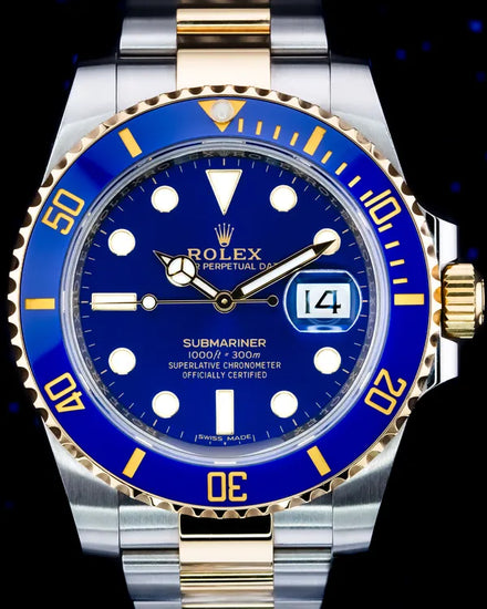 2019 Rolex Submariner Date "Bluesy" 40MM Blue Dial Two-Tone Oyster Bracelet (116613LB)