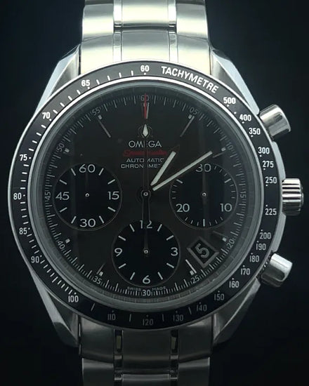 Omega Speedmaster Date 40MM Grey Dial Steel Bracelet (323.30.40.40.06.001)