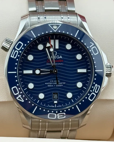 2023 Omega Seamaster Diver 300M 42MM Blue Dial Steel Bracelet (210.30.42.20.03.001)