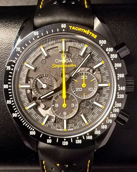 2021 Omega Speedmaster Dark Side of the Moon "Apollo 8" 44.25MM Black Dial Leather Strap (311.92.44.30.01.001)