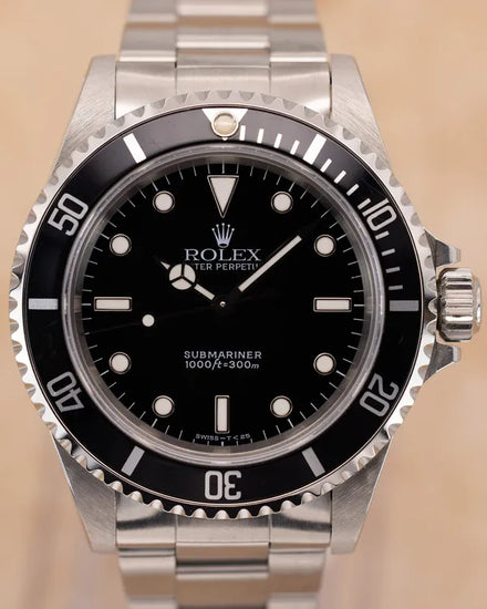 1996 (T Serial) Rolex Submariner No-Date 40MM Black Dial Oyster Bracelet (14060)