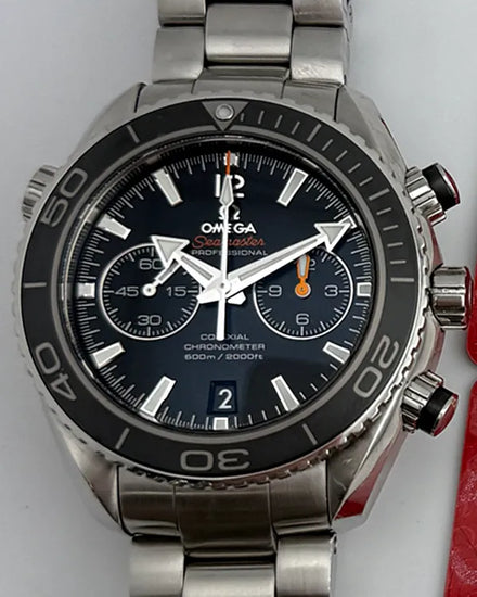 2018 Omega Seamaster Planet Ocean 600M 45.5MM Black Dial Steel Bracelet (232.30.46.51.01.001)