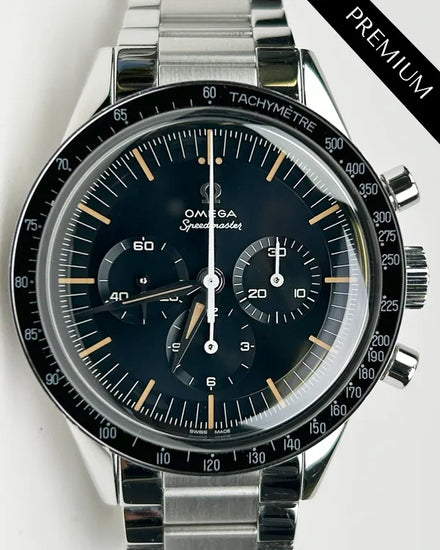 2024 Omega Speedmaster "The First Omega In Space" 39.7MM Blue/Grey Dial Steel Bracelet (310.30.40.50.06.001)
