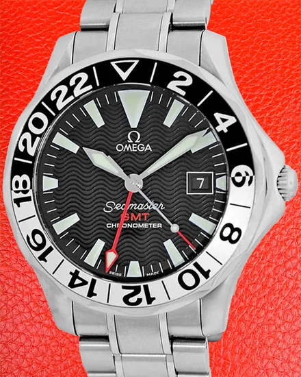 Omega Seamaster GMT 41MM Black Dial Steel Bracelet (2234.50.00)