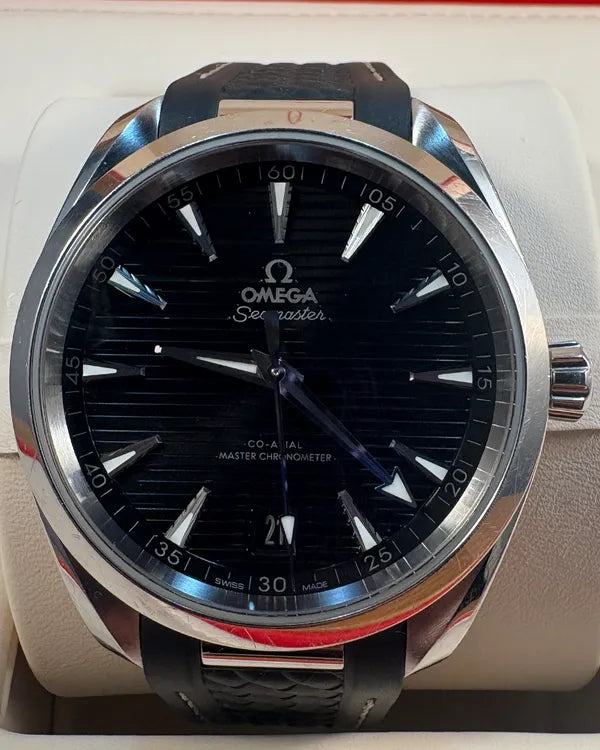 Omega Seamaster Aqua Terra 150M 41MM Black Dial Rubber Strap (220.12.41.21.01.001)