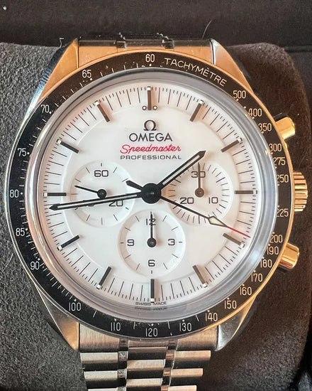 2024 Omega Speedmaster Professional Moonwatch 42MM White Dial Steel Bracelet (310.30.42.50.04.001)