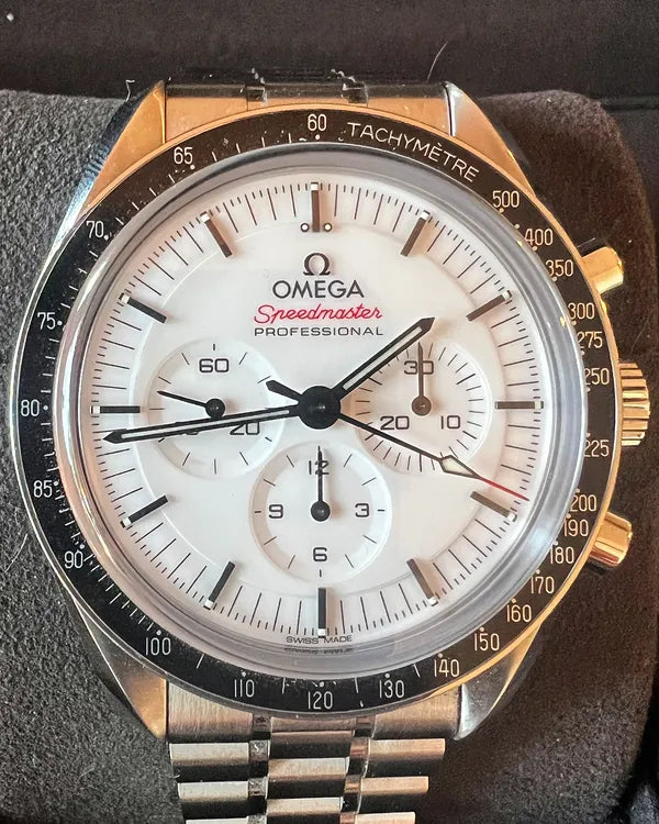 2024 Omega Speedmaster Professional Moonwatch 42MM White Dial Steel Bracelet (310.30.42.50.04.001)