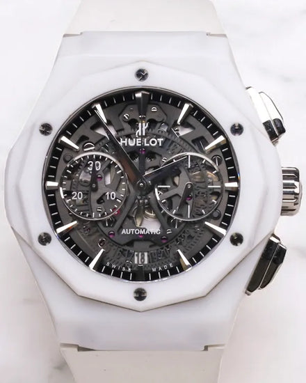 Hublot Classic Fusion Aerofusion Orlinski L.E. 45MM Skeleton Dial Rubber Strap (525.HI.0170.RW.ORL21)