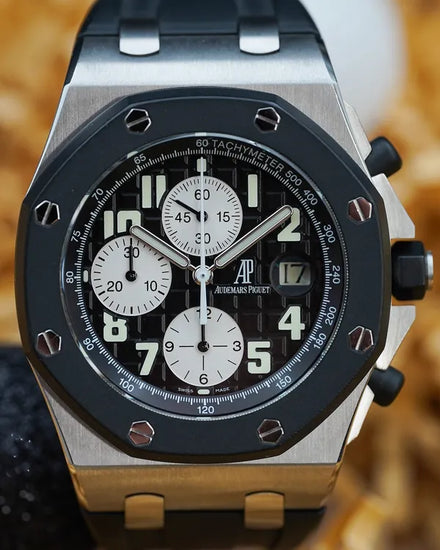 Audemars Piguet Royal Oak Offshore 42MM Black Dial Rubber Strap (25940SK.OO.D002CA.01.A)