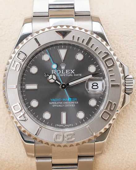2019 Rolex Yacht-Master 37MM Rhodium Dial Oyster Bracelet (268622)
