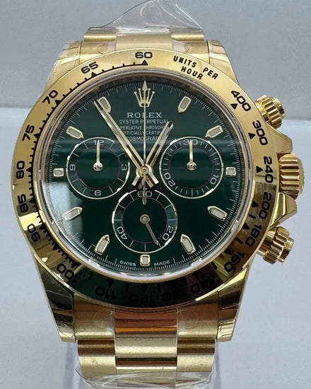 2021 Rolex Cosmograph Daytona "John Mayer" 40MM Green Dial Yellow Gold Bracelet (116508)