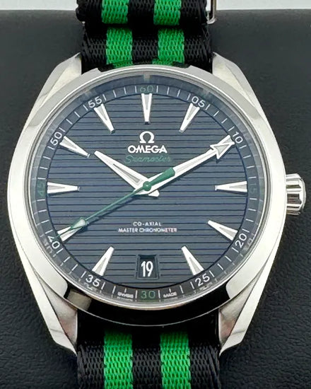 Omega Seamaster Aqua Terra 150M "Golf Edition" 41MM Black Dial Textile Strap (220.12.41.21.01.002)