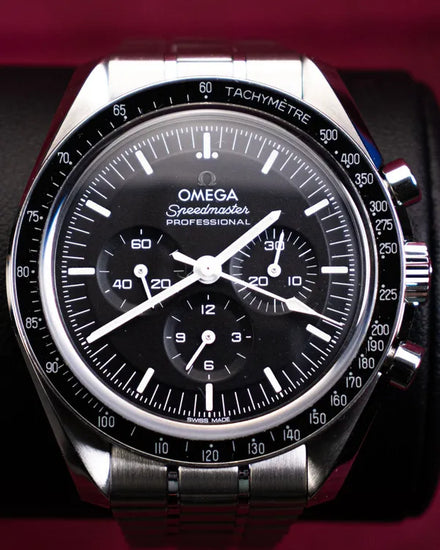2024 Omega Speedmaster Professional Moonwatch 42MM Black Dial Steel Bracelet (310.30.42.50.01.002)