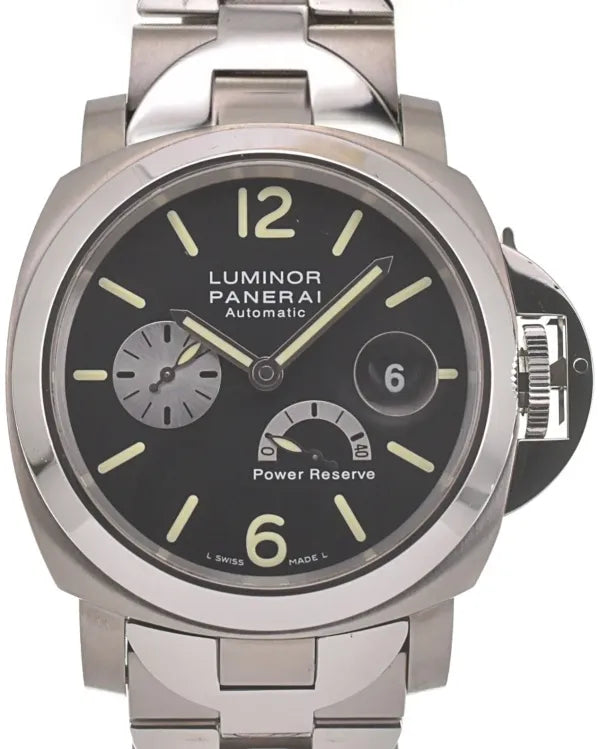 Panerai Luminor Power Reserve L.E. 44MM Black Dial Titanium Bracelet (PAM00171)