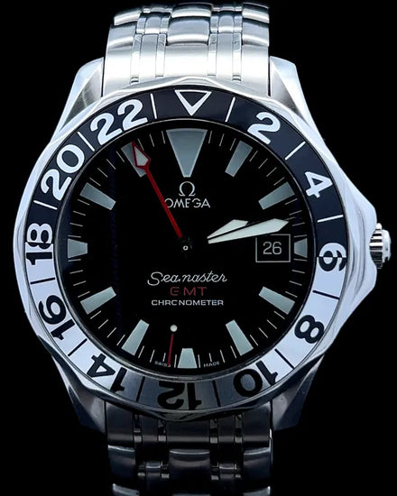 Omega Seamaster 300 GMT "50th Anniversary" 41MM Black Dial Steel Bracelet (2534.50.00)