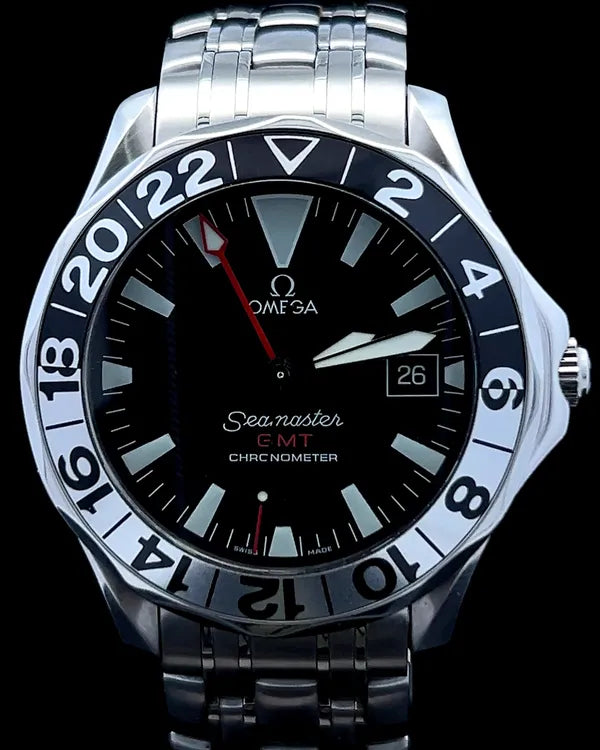 Omega Seamaster 300 GMT "50th Anniversary" 41MM Black Dial Steel Bracelet (2534.50.00)