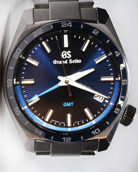 2021 Grand Seiko Sport GMT 40MM Quartz Blue Dial Steel Bracelet (SBGN021)