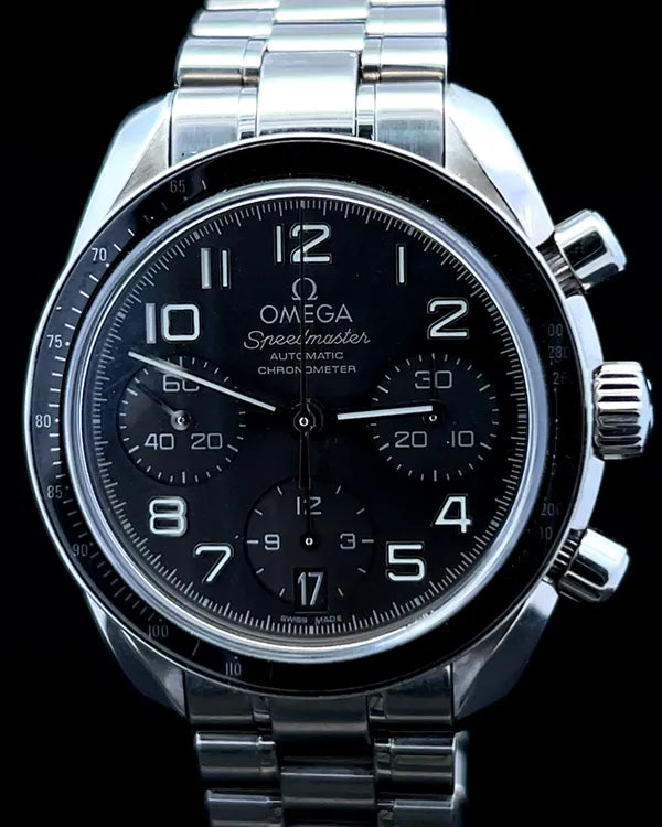 Omega Speedmaster 38MM Grey Dial Steel Bracelet (324.30.38.40.06.001)