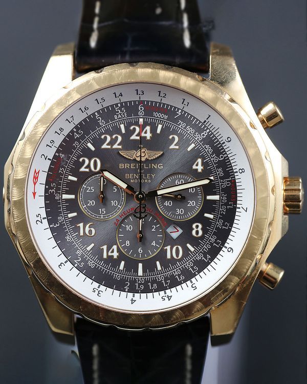2003 Breitling Bentley Motors "Le Mans" L.E. 48MM Grey Dial Leather Strap (K22362)