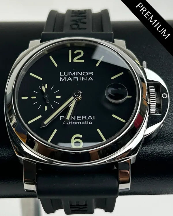 2019 Panerai Luminor Marina Automatic 40MM Black Dial Rubber Strap (PAM01048)