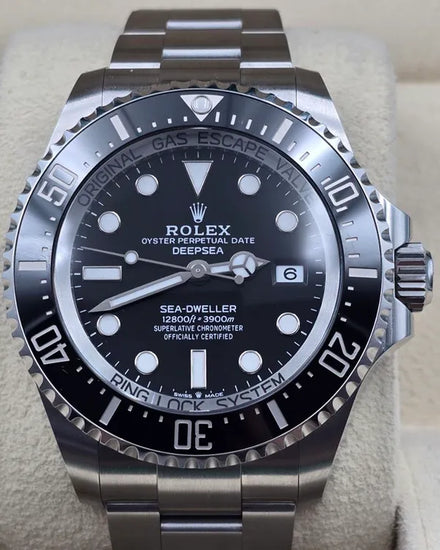 2023 Rolex Sea-Dweller Deepsea 44MM Black Dial Oyster Bracelet (136660)