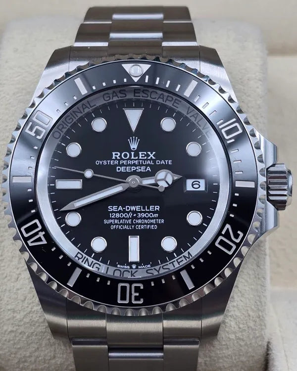 2023 Rolex Sea-Dweller Deepsea 44MM Black Dial Oyster Bracelet (136660)