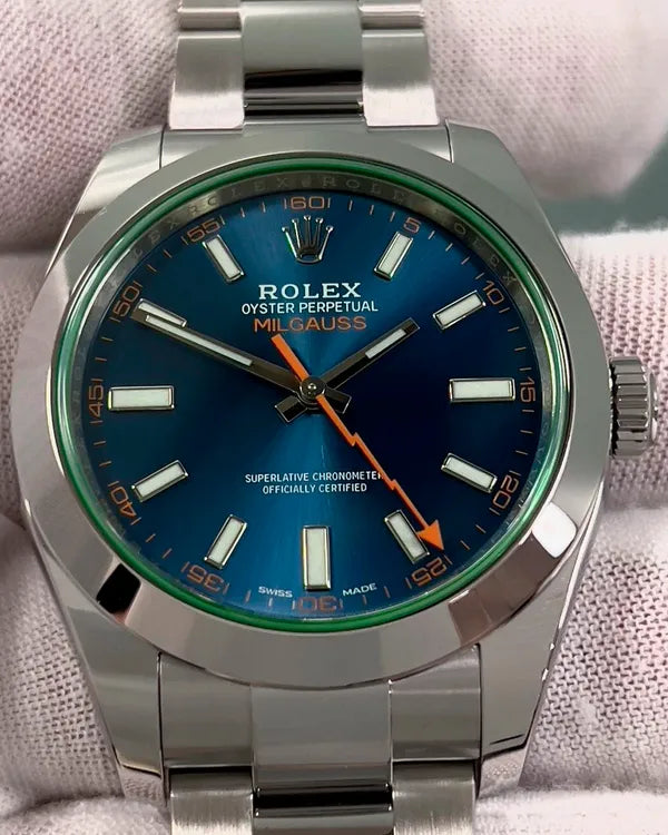 2020 Rolex Milgauss 40MM Blue Dial Oyster Bracelet (116400GV)