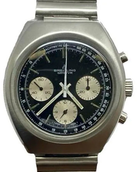 Breitling Top Time 42MM Black Dial Aftermarket Steel Bracelet (1450)