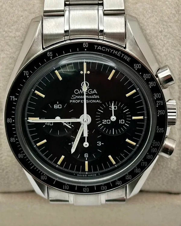 1997 Omega Speedmaster Professional Moonwatch 42MM Black Dial Steel Bracelet (3570.50.00)