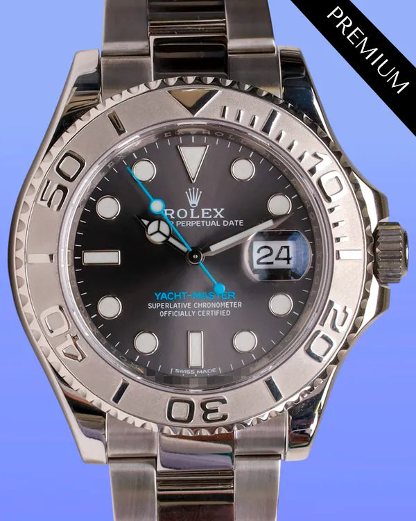 2018 Rolex Yacht-Master 40MM Rhodium Dial Oyster Bracelet (116622)