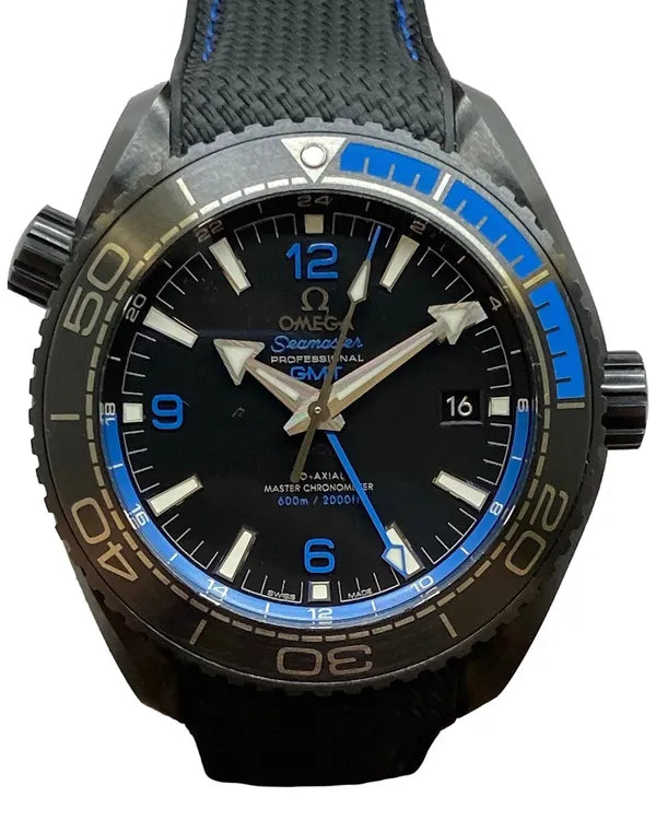 2020 Omega Seamaster Planet Ocean 600M "Deep Black" 45.5MM Black Dial Rubber Strap (215.92.46.22.01.002)