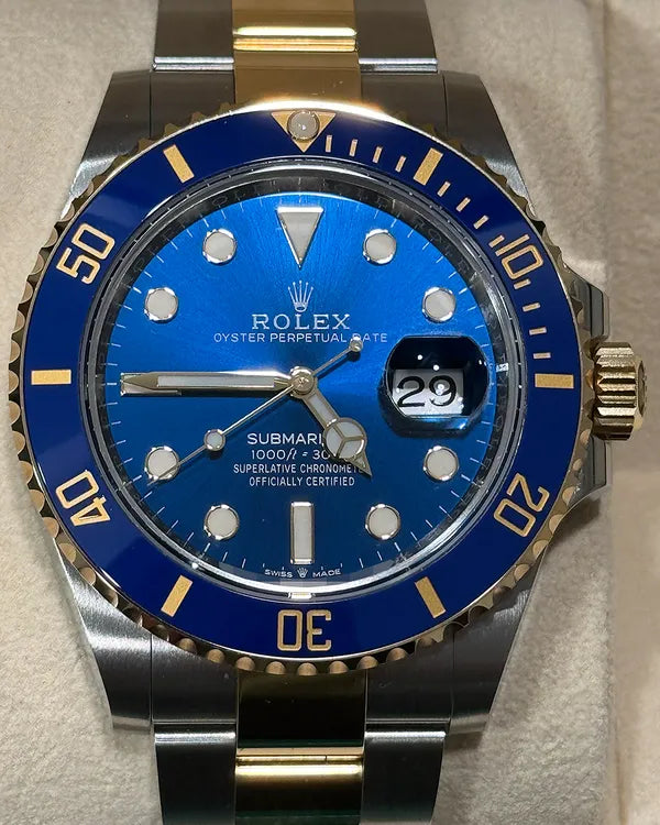 2023 Rolex Submariner "Bluesy" 41MM Blue Dial Two-Tone Oyster Bracelet (126613LB)