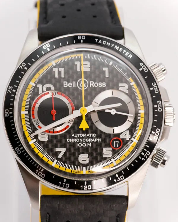 2021 Bell & Ross BR V2 94 R.S. 18 L.E. 41MM Carbon Dial Leather Strap (BRV294-RS18)