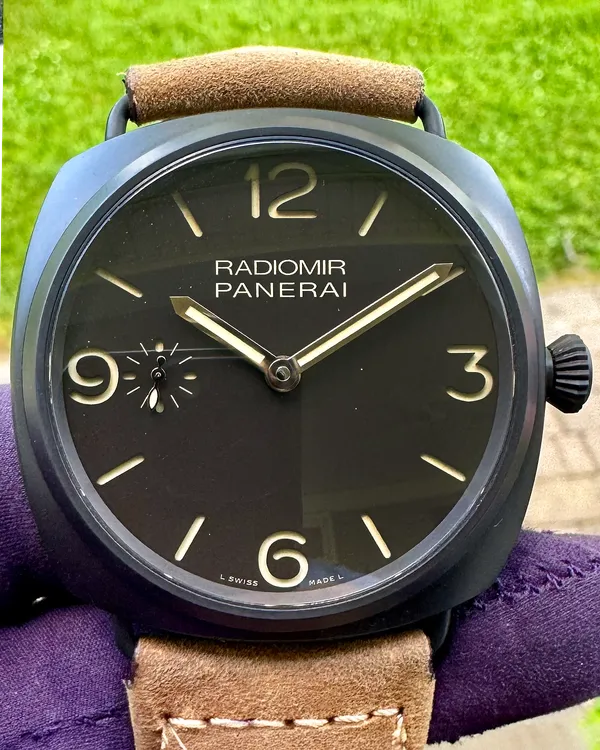 2012 Panerai Radiomir "Composite" 47MM Brown Dial Leather Strap (PAM00504)