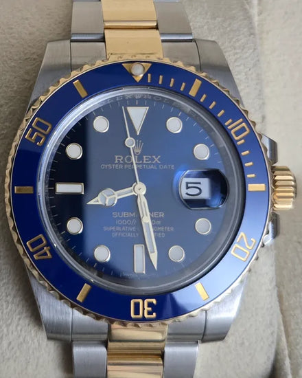 2017 Rolex Submariner Date "Bluesy" 40MM Blue Dial Two-Tone Oyster Bracelet (116613LB)