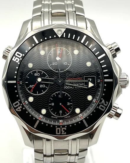 Omega Seamaster Diver 300M 41.5MM Black Dial Steel Bracelet (213.30.42.40.01.001)