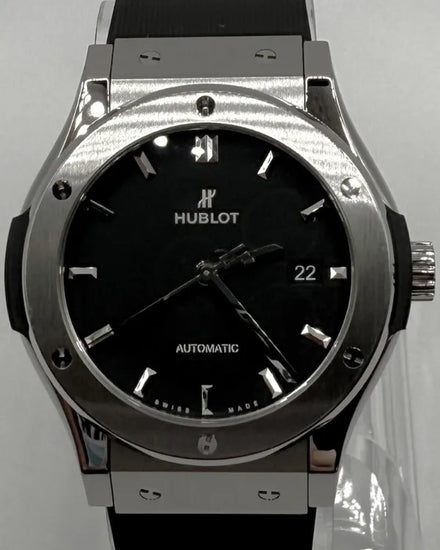 2024 Hublot Classic Fusion 42MM Black Dial Rubber Strap (542.NX.1171.RX)