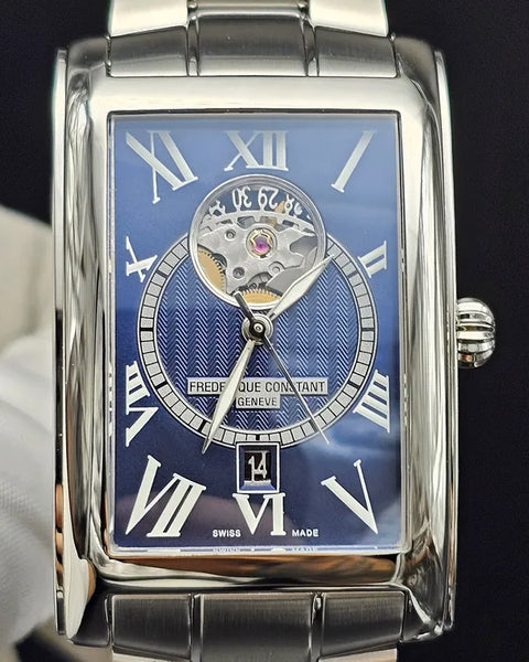 No Reserve - Frederique Constant Classics 47MM Blue Dial Steel