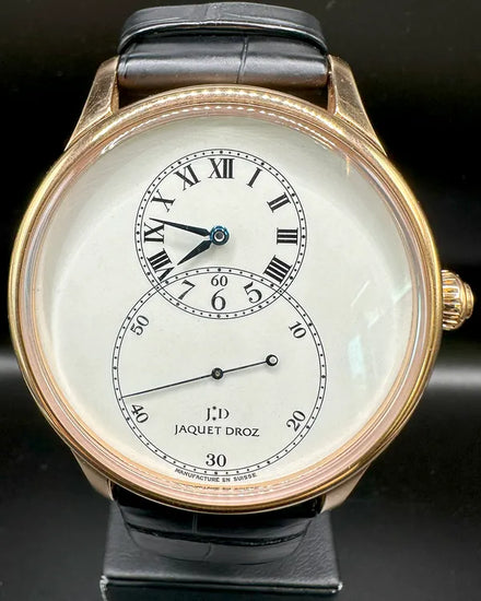 Jaquet Droz Grande Seconde 43MM Ivory Dial Leather Strap (J003033204)