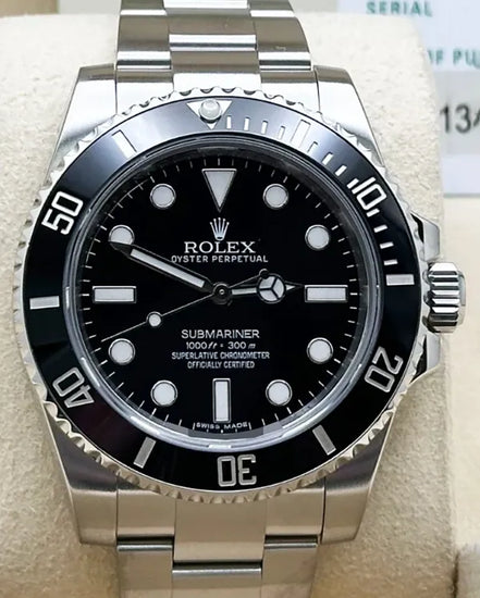 Rolex Submariner No Date 40MM Black Dial Oyster Bracelet (114060)