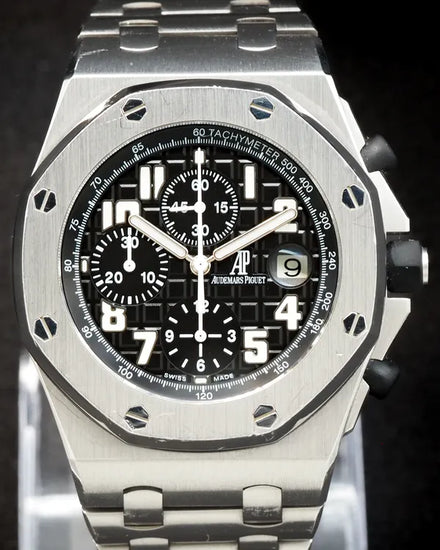 2015 Audemars Piguet Royal Oak Offshore Chronograph 42MM Black Dial Steel Bracelet (26020ST.OO.D001IN.01.A)